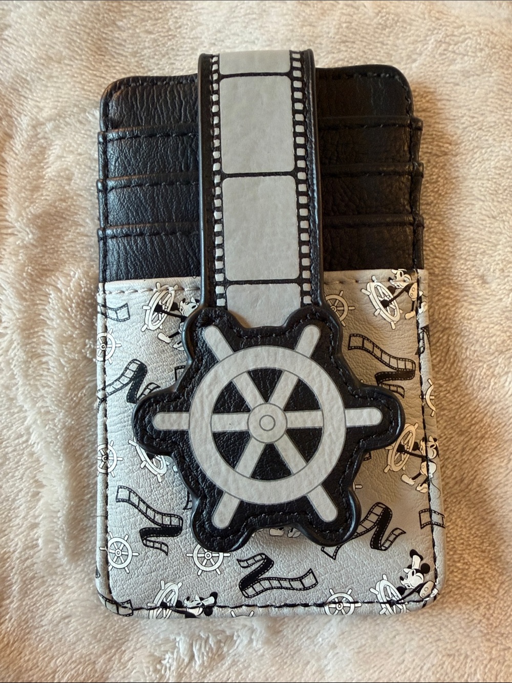 Disney Mickey Mouse 2021 Steamboat Willie Wallet ID Card Holder